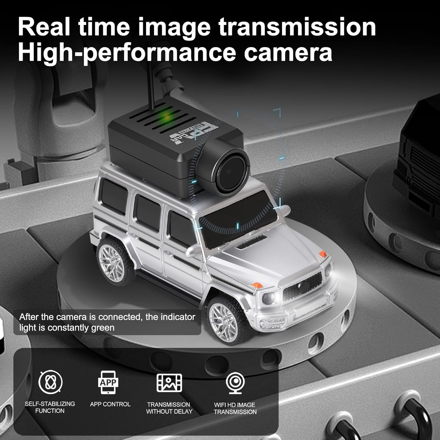 Mini RC Car with FPV Camera 720P